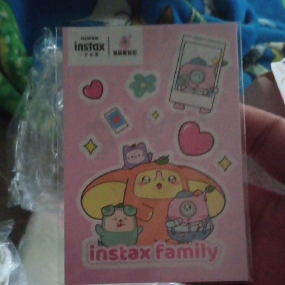 Fujifilm Instax Family Sticker Set With case and Strap